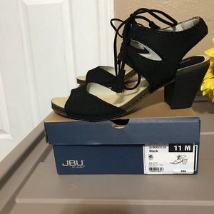 Black heeled Sandals